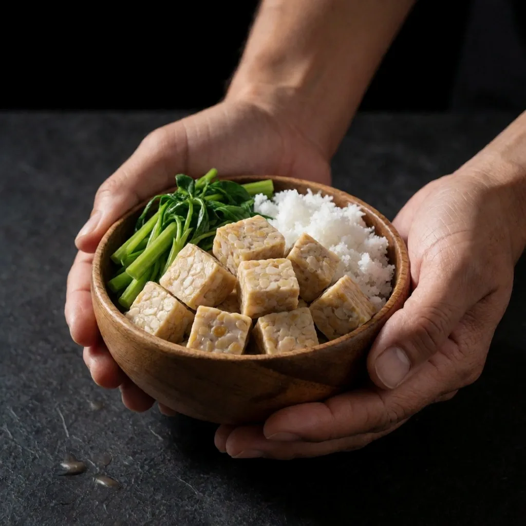 Fresh Slovenian ingredients held in hands